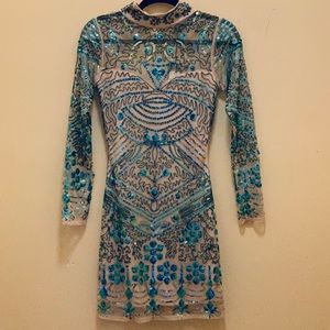 Boohoo Sequin Dress Size 6 NWT